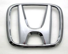 Fit For Honda 2009-2017 Accord EX LX Grille Silver Front H Emblem Badge Chrome