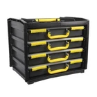 Duratool Assortment Storage Cases, Set of 4 - 310mm x 377mm x 265mm