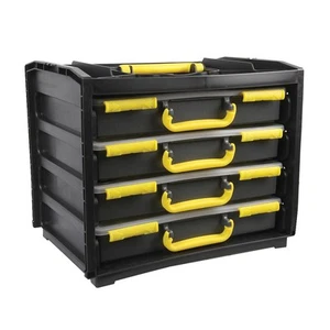 Duratool Assortment Storage Cases, Set of 4 - 310mm x 377mm x 265mm
