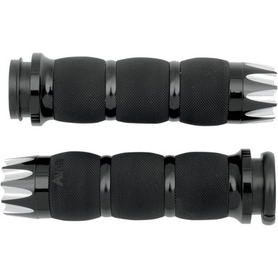 Avon Grips Fly-by-Wire Air Cushion Grips - Excalibur - Black AIR-90-AN-FL-EX