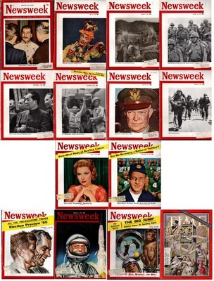 Collection of NEWSWEEK covers 1948 -- 1965