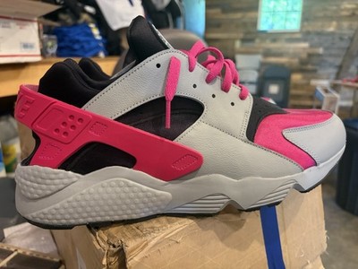 Mens Nike Air Huarache Gray Black Pink Size 14