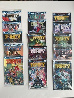 Complete Set Trinity # 1- 15  2016 NM BOARDED DC comics Rebirth