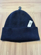 Gender-Neutral Thermal-Knit Beanie for Kids SZ   L-XL- In The Navy