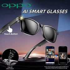 OPPO AI Smart Glasses Ultra Clear Camera Shootingand Recording Touch Sport Sungl
