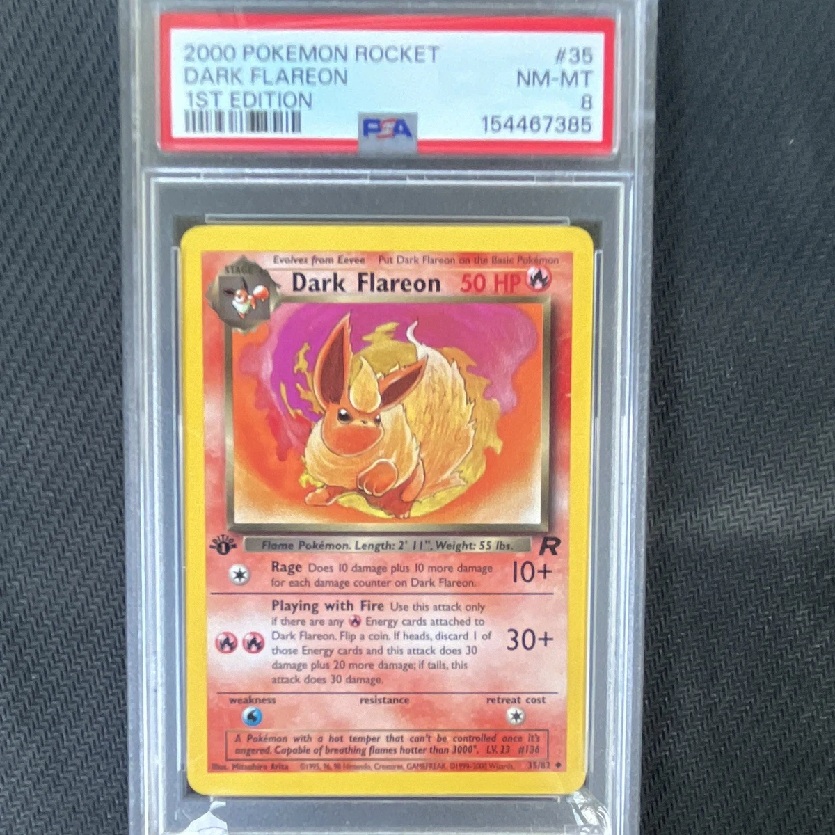 Flareon Pokémon TCG Professional Sports Authenticator (PSA