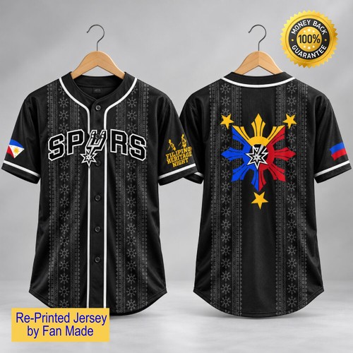 New Arrivals - 2026 Spurs Filipino Heritage Jersey Giveaway For Fan - All Size