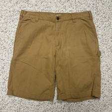 Carhartt Rugged Flex Rigby Relaxed Fit Canvas Shorts 36x11 103652-918 Brown Tan