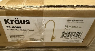 KRAUS Oletto High-Arc Single Handle Pull-Down Kitchen Sink Faucets in Brushed Br
