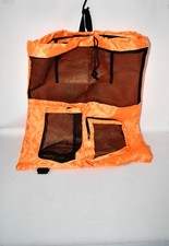 HOHOM Swim Mesh Beach Bag,Waterproof Gym Bag, Large Drawstring Pool Bag in ORANG
