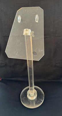 Vintage Acrylic/Lucite Shoe Stand Store Display Adjustable, 17''
