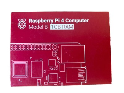 New in Box Raspberry Pi 4 Model B Computer 1GB, 64 bit quad-core US Seller