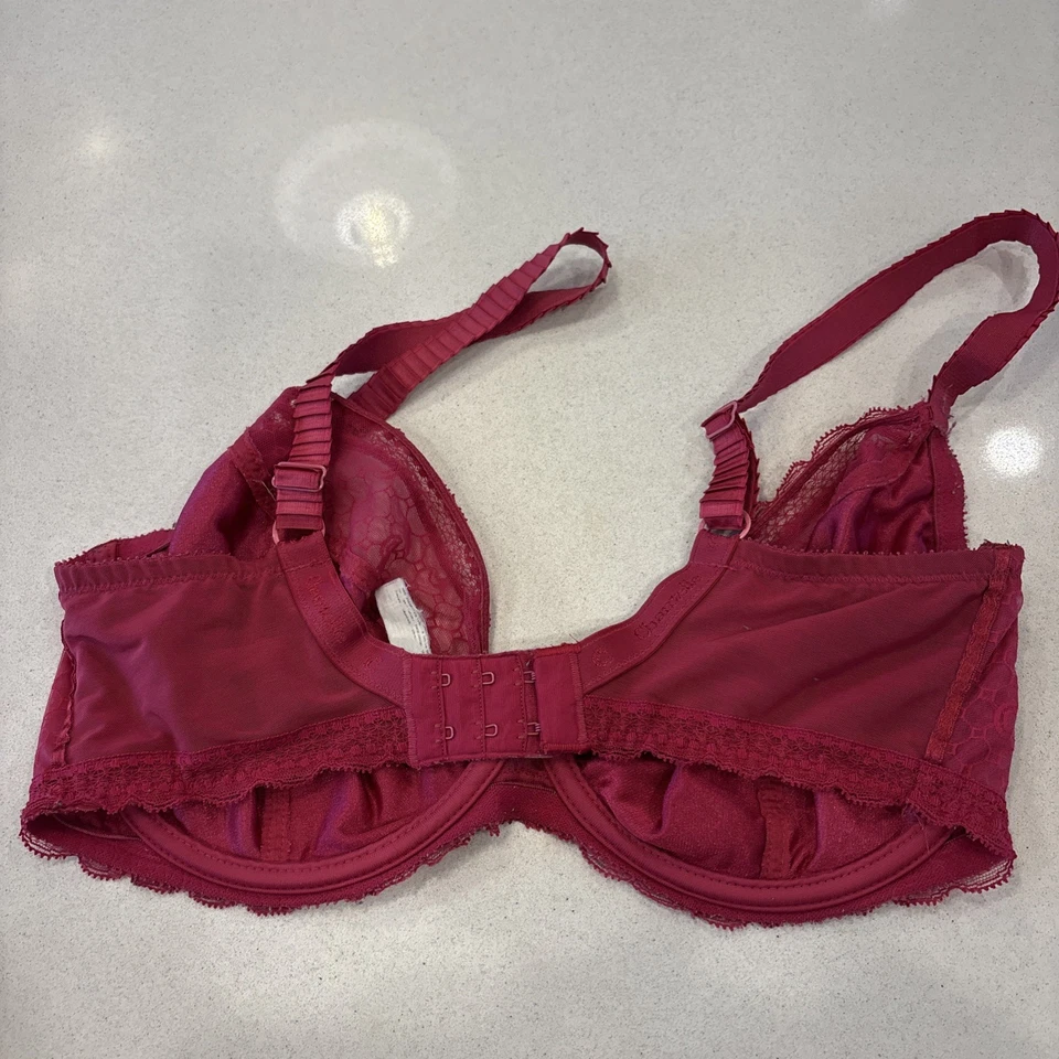 Sujetador Chantelle C36410 Talla 34DDD Con Aros Encaje Rosa Foto 4 de 4