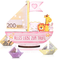 Taufgeschenke FüR MäDchen Geschenke Zur Taufe MäDchen Rosa Arche Noah Holz, Gebu
