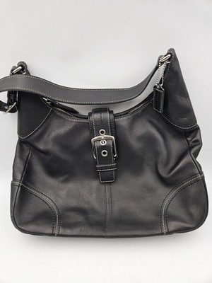 ショルダーバッグ Coach Black Signature Hamilton Hobo Bag Hamilton hobo handbag Coach Black in Cotton - 56092984