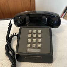 vintage Bell ATT AT T landline phone Black Western Electric