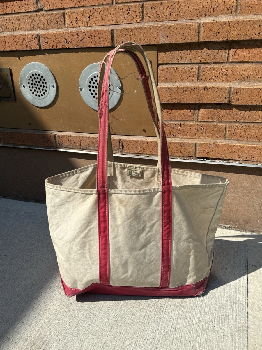 Vintage LL Bean Boat and Tote Bag Extra Large Canvas Vintage LL Bean Boat and Tote Bag Extra Large Canvas