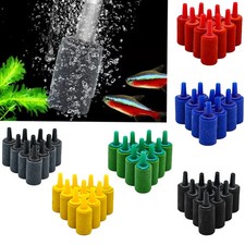Aquarium Cylinder Shape Air Stone Mineral Bubbles Release Fish Tank Punp