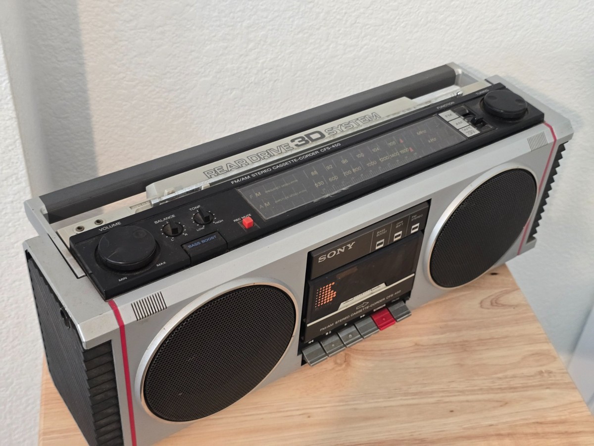 SONY CFS-450 VINTAGE RADIO CASSETTE PLAYER FREE SHIPPING | eBay
