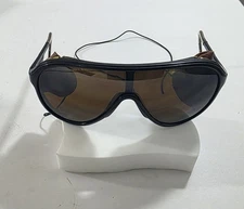 Vintage Baush & Lomb Wings Glacier Nylon Sunglasses with Leather Shields France