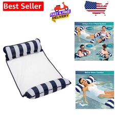 Spacious Aqua 4-in-1 Pool Float Hammock - Durable & Easy to Use, Multiple Colors
