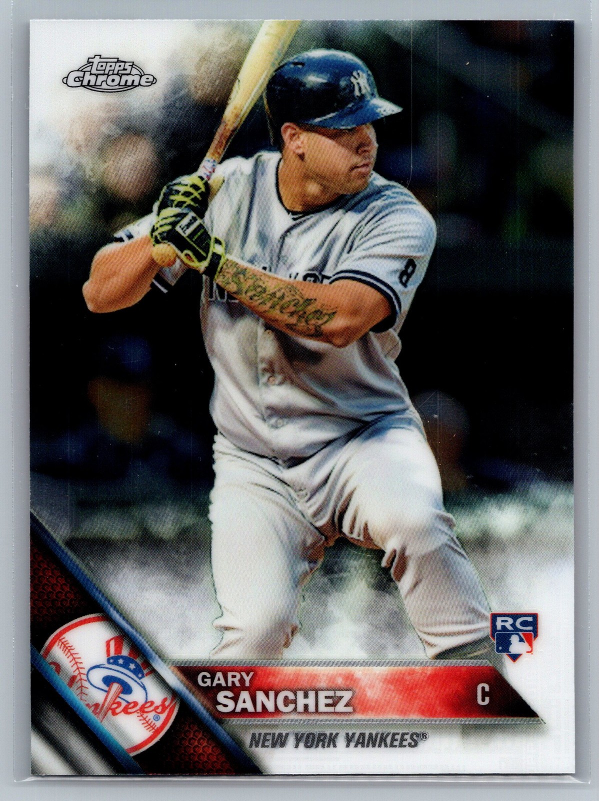 2016 Topps Chrome #143 Gary Sanchez New York Yankees RC Rookie