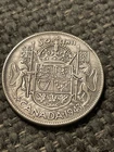 1943 Canada  Half Dollar  Coin