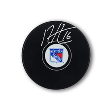 Ryan Strome Autographed New York Rangers Hockey Puck