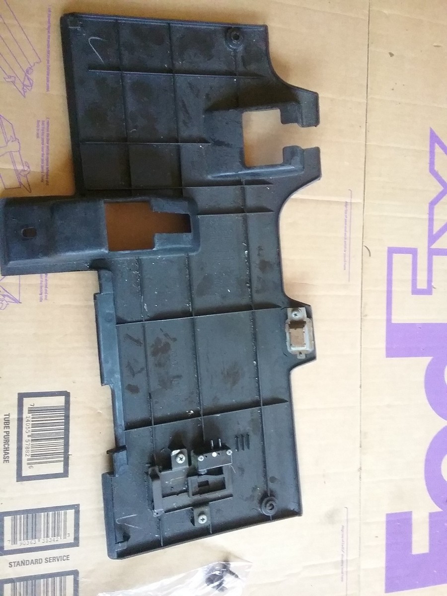 84-89 NISSAN Z31 300ZX FRONT LEFT UNDER DASH KICK TRIM PANEL BLACK