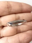 Vintage Sterling Silver Modernist Ring Size 7
