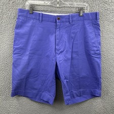 Polo Golf Ralph Lauren Chino Shorts Mens 34 Blue Cotton Twill Stretch 9 Inseam