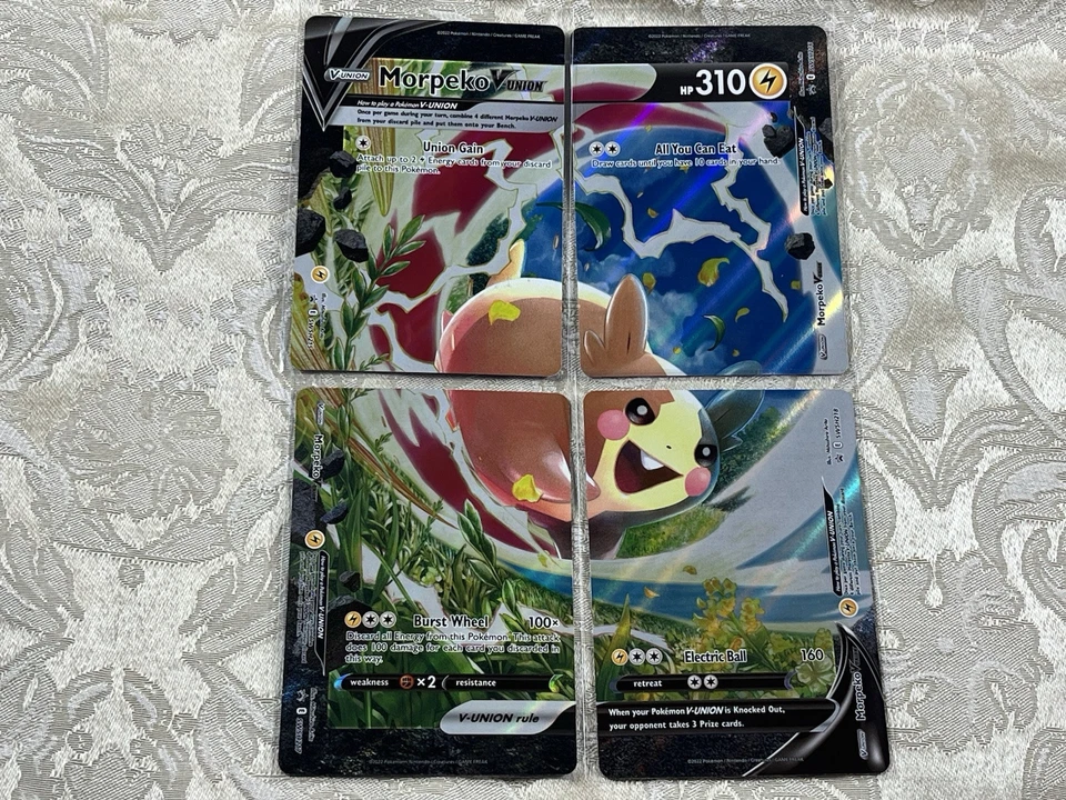 Morpeko V-Union SWSH215 SWSH: Sword & Shield 4 Promo Cards Holo SET - Image 3 of 3
