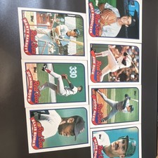 Topps 1988 Boston Red Sox 7 Card Lot Barrett Boddicker Rice Boyd Reed
