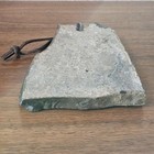 Vintage Stone Wall Plaque with Metal Baboon | Signed | Leather Cord | Excellent  — photo 4
