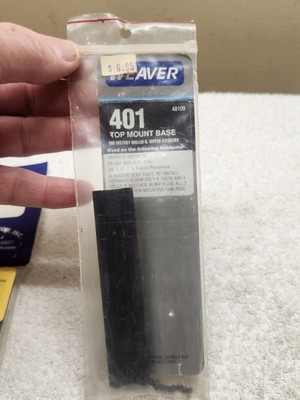 Weaver 401 / 48109 Gloss One-Piece Scope Base   S&W 29 625 629 Revolvers