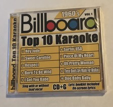 Billboard Karaoke Billboard Top-10 1960's Vol. 1 10 10-song G CD Free Ship NEW