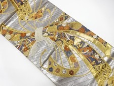 7493492: JAPANESE KIMONO JAPANESE FUKURO OBI / WOVEN PHOENIX