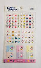 Vtg Sanrio Schedule Stickers NIP Hello Kitty 1996 transparent event journal seal