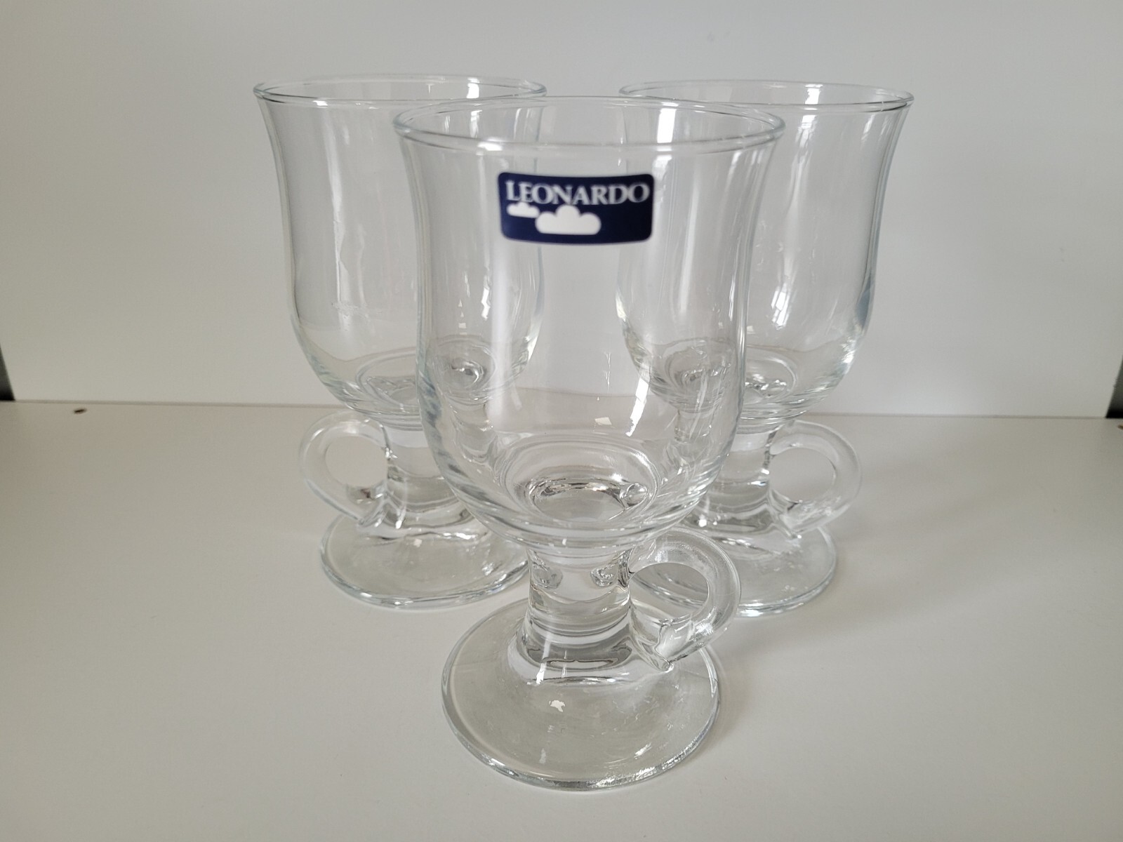 3 x Leonardo Grog/ Punsch / Tee Glas schöne Form - gebraucht