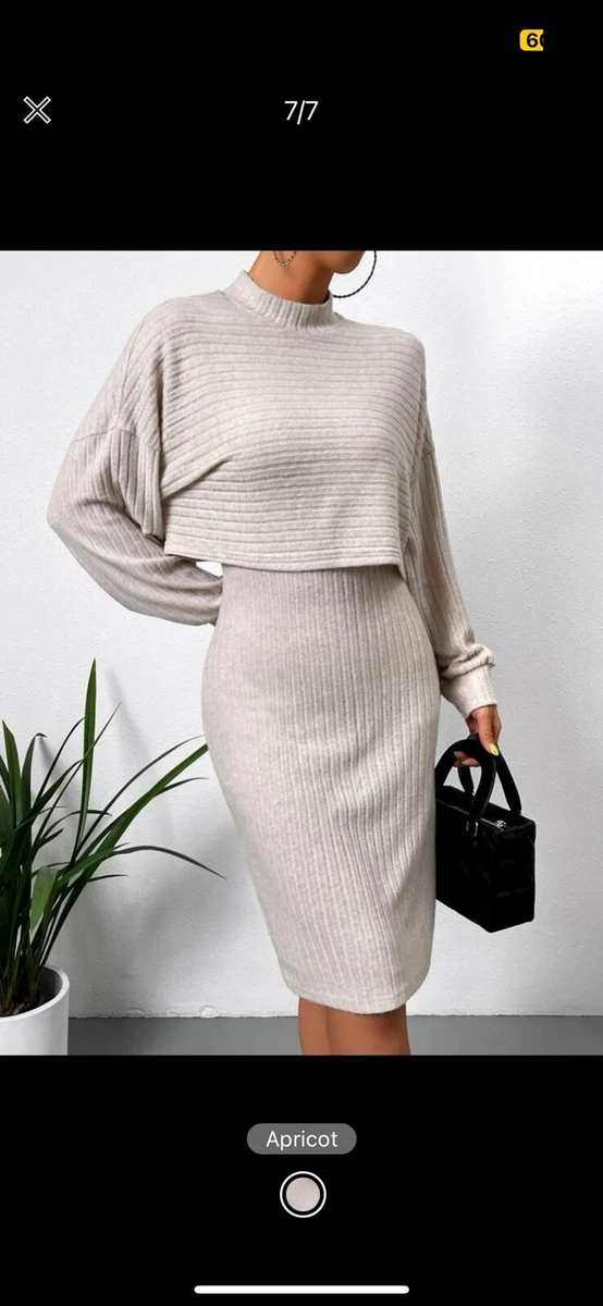 2 piece dress best sale shein