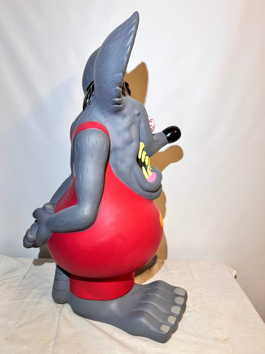 Rat Fink - 24” Bank - 2005 Funko Pop - Ed “Big Daddy” Roth - gray