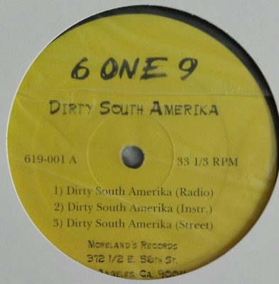 6 One 9 - Dirty South Amerika * Indie Hip Hop* Rar