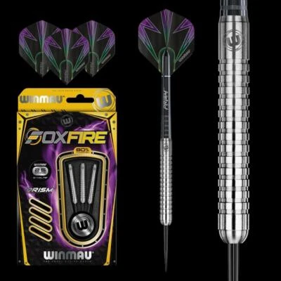 WINMAU FOXFIRE 80% TUNGSTEN 25 GRAM STEEL TIP DARTS 1035.25