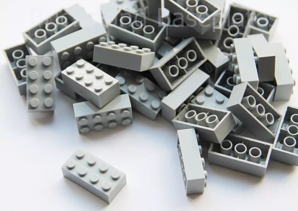 Clear lego cheap bricks 2x4