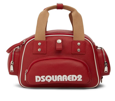 Dsquared2 Tasche mit Logo-Print Kalbsleder - NEU -Made in  Italy  LP 1300 