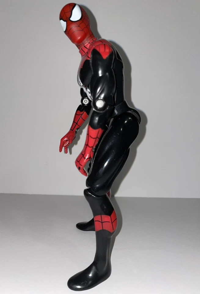 1994 年老式 Toy Biz Inc. 10 英寸毒液蜘蛛侠蜘蛛侠,非常罕见可动人偶 — 第 3/4 张图片