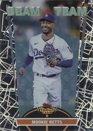 MOOKIE BETTS 2020 TOPPS STADIUM CLUB #218 LOS ANGELES DODGERS