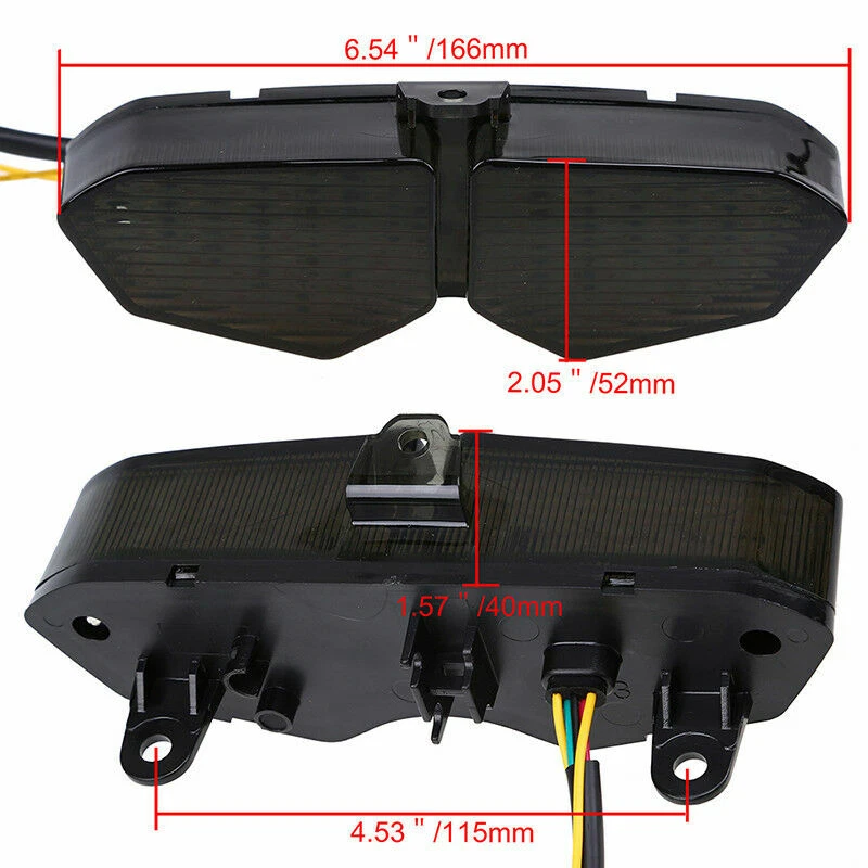 Светодиодный задний фонарь встроенный поворотник задний фонарь подходит для Yamaha YZF R6 2003-2005 - Изображение 4 из 4