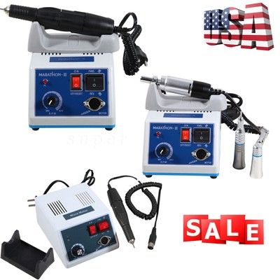 Dental Lab Marathon Electric Micromotor Polishing + 35K RPM Motor Handpiece Kit