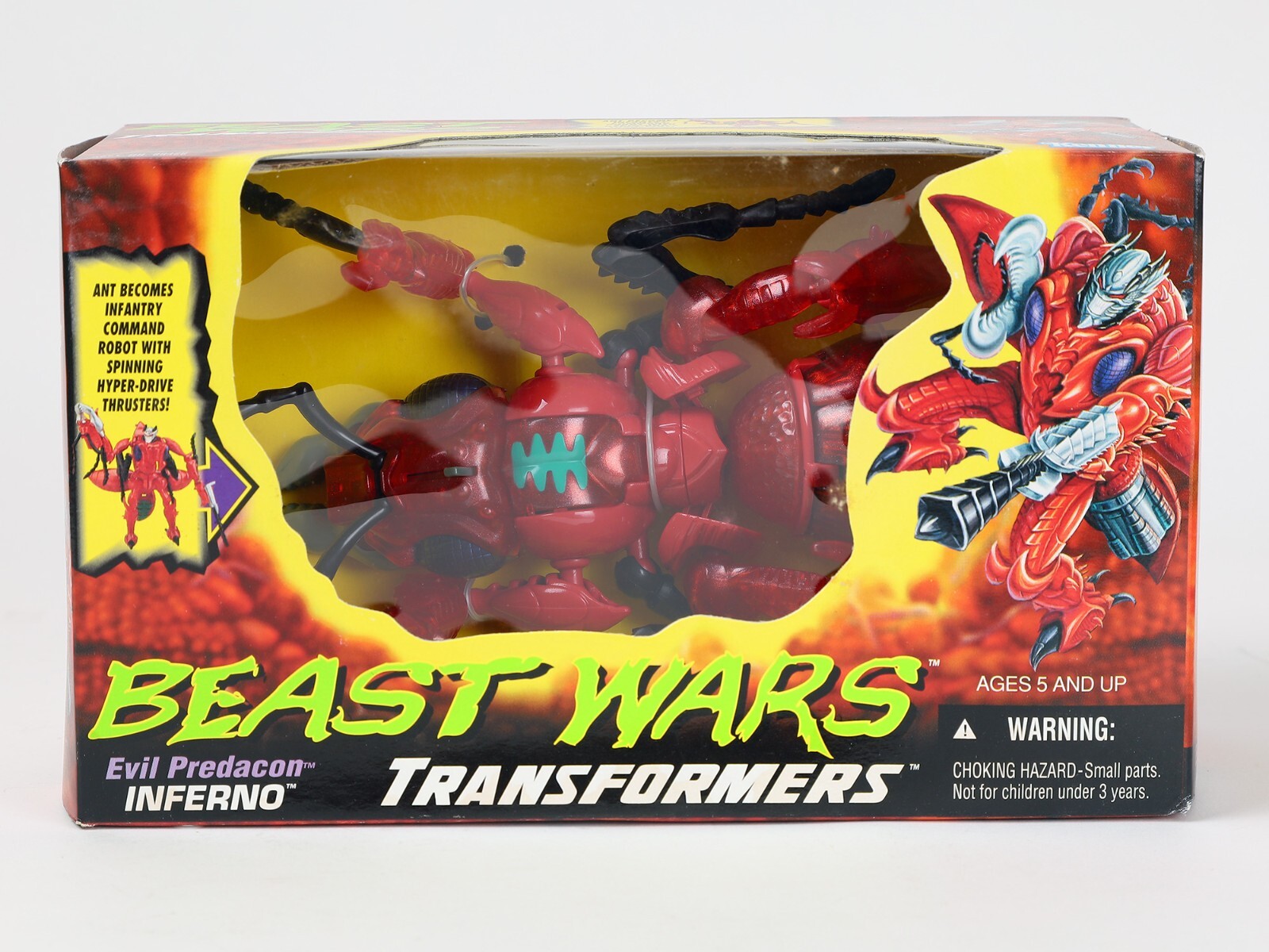 Kenner Transformers Beast Wars Inferno 1996 - New In Box MIB